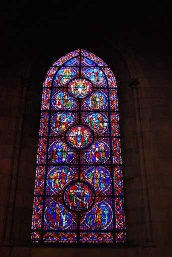 stained glass at The Riverside Church in New york city