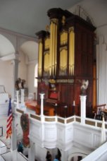 the organ in the Old North Church