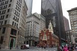 Old State House and site of the Boston Massacre and the "shot heard around the world"